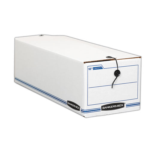 Liberty Check And Form Boxes, 9.75" X 23.75" X 6.25", White/blue, 12/carton