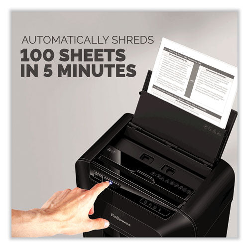 Automax 100ma Micro-cut Shredder, 100 Auto/ 10 Manual Sheet Capacity