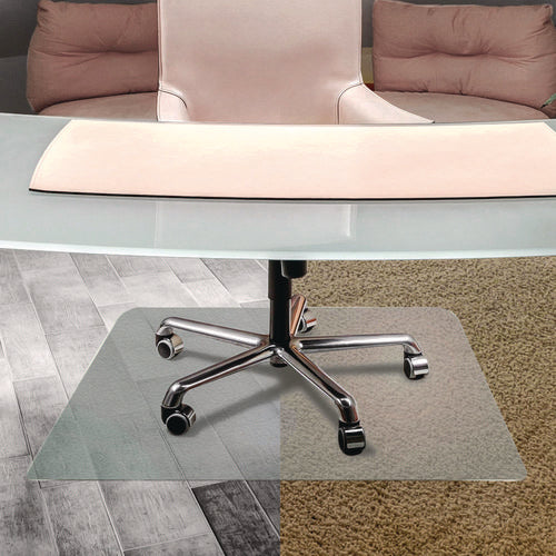 Cleartex Unomat Anti-slip Chair Mat For Hard Floors/flat Pile Carpets, 60" W X 48" L, Clear