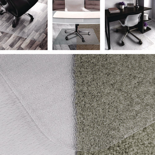 Cleartex Unomat Anti-slip Chair Mat For Hard Floors/flat Pile Carpets, 35" W X 47" L, Clear