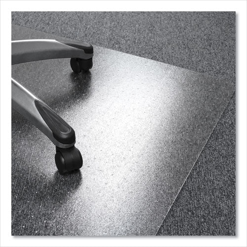 Cleartex Ultimat Polycarbonate Chair Mat For High Pile Carpets, 60" W X 48" L, Clear