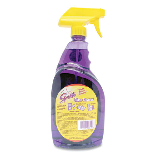 Glass Cleaner, 33.8 Oz Spray Bottle