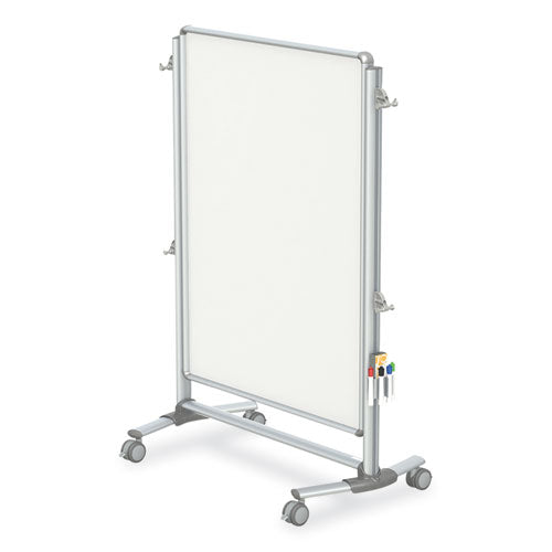 Nexus Partition Whiteboard, 36" X 48", White Surface, Satin Aluminum Frame