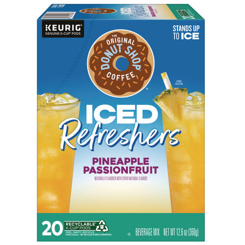 Iced Refreshers K-cup Pods, Passion Fruit, 20/box