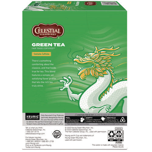 Green Tea K-cups, 96/carton