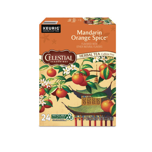 Mandarin Orange Spice Herb Tea K-cups, 96/carton