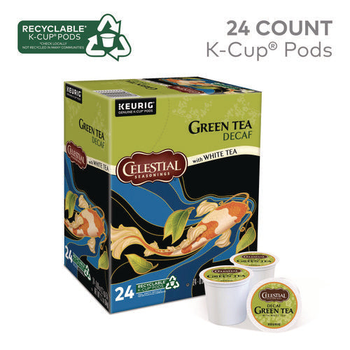 Decaffeinated Green Tea K-cups, 96/carton