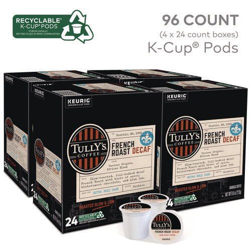 French Roast Decaf Coffee K-cups, 96/carton