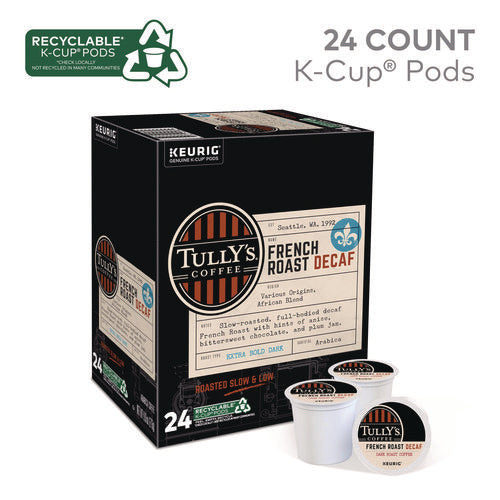 French Roast Decaf Coffee K-cups, 24/box