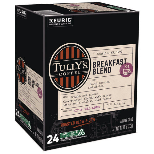 Breakfast Blend Coffee K-cups, 96/carton