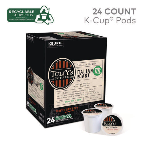 Italian Roast Coffee K-cups, 24/box