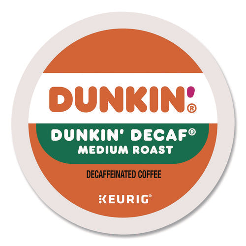 K-cup Pods, Dunkin' Decaf, 44/box