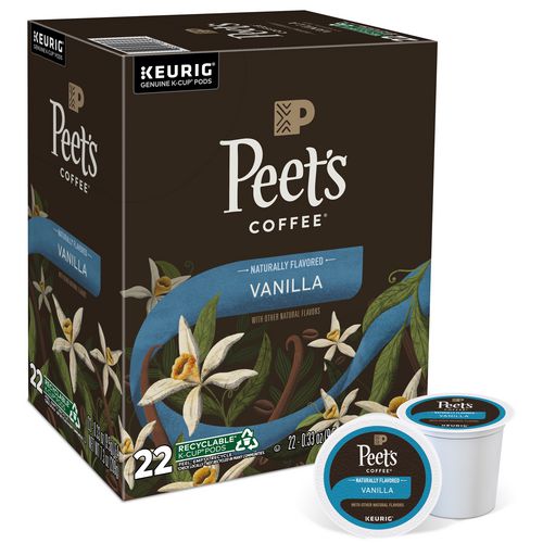 Vanilla K-cups, 0.33 Oz K-cup, 22/box