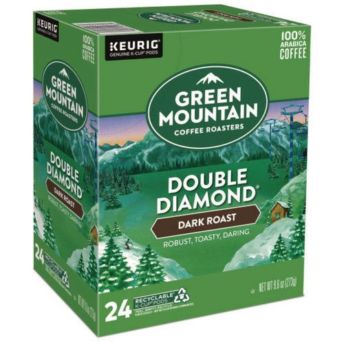 Double Black Diamond Extra Bold Coffee K-cups, 96/carton