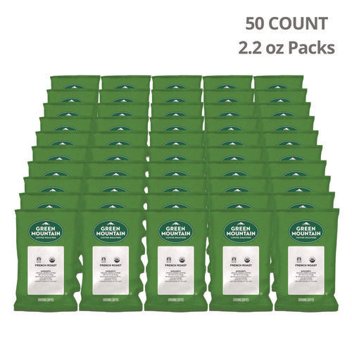 French Roast Coffee Fraction Packs, 2.2oz, 50/carton