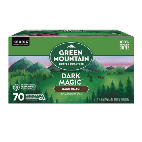 Dark Magic Extra Bold Coffee K-cups, Regular, 70/box