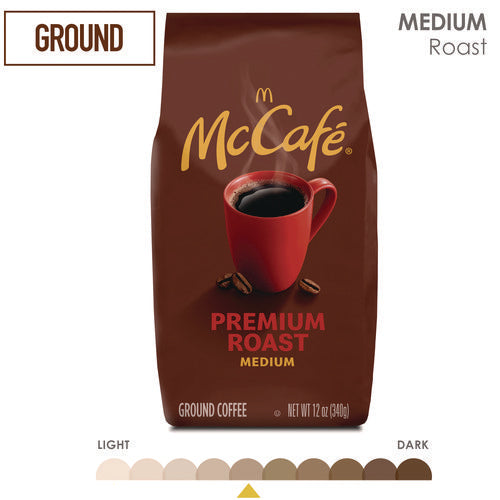 Ground Coffee, Premium Roast, 12 Oz Bag