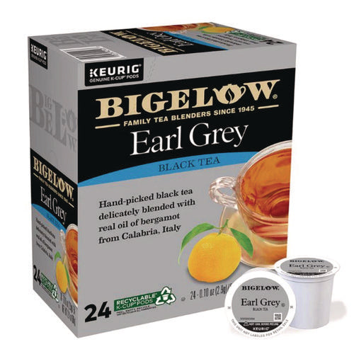 Earl Grey Tea K-cup Pack, 24/box, 4 Box/carton