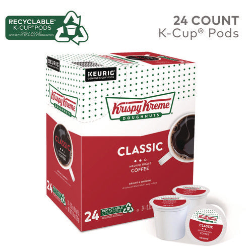 Classic Coffee K-cups, Medium Roast, 24/box