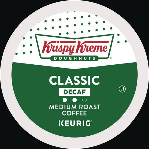 Classic Decaf Coffee K-cups, Medium Roast, 24/box