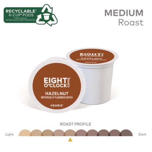 Hazelnut Coffee K-cups, 96/carton