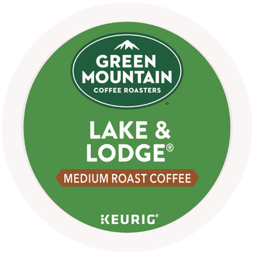 Lake And Lodge Coffee K-cups, Medium Roast, 24/box