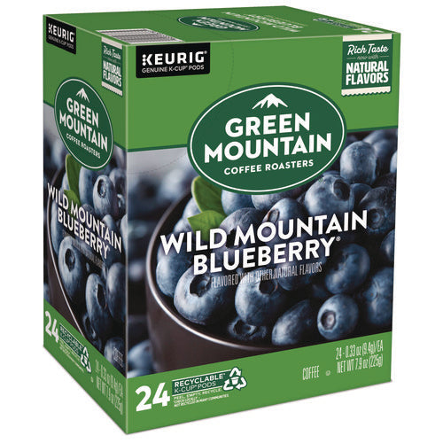 Fair Trade Wild Mountain Blueberry Coffee K-cups, 96/carton