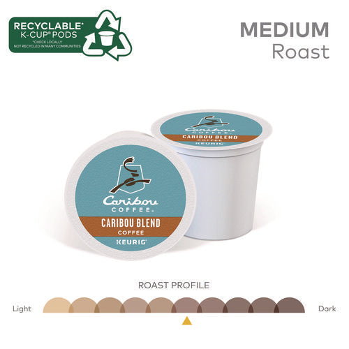 Caribou Blend Coffee K-cups, 96/carton