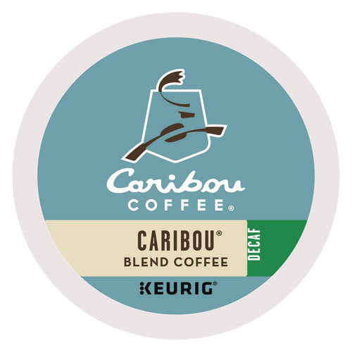 Caribou Blend Decaf Coffee K-cups, 24/box