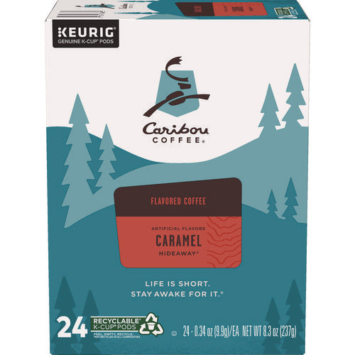 Caramel Hideaway K-cups, Mild Roast, 24/box