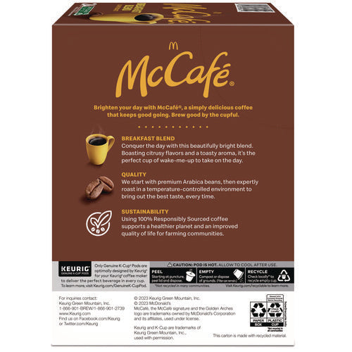 Breakfast Blend K-cup, 24/bx