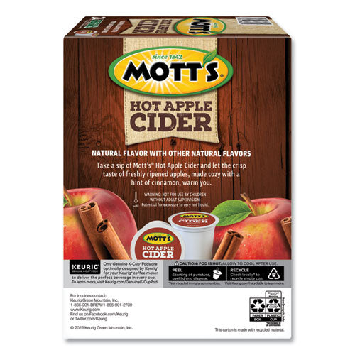 Hot Apple Cider K-cup Pods, 1 Oz K-cup Pod, 24/box