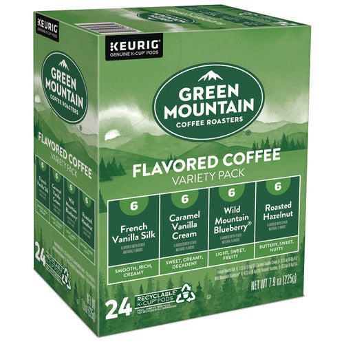 Flavored Variety Coffee K-cups, Assorted Flavors, 96/carton