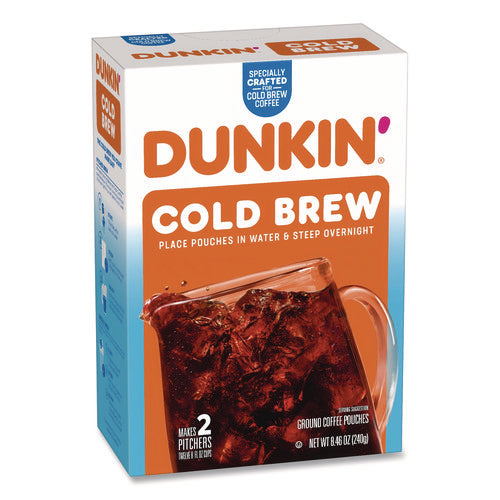 Cold Brew Coffee Packets, 2.12 Oz Packets, 4/box