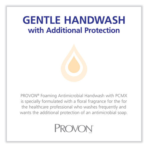 Foaming Antimicrobial Handwash With Pcmx Refill, For Ltx-12, Floral Scent, 1,200 Ml, 2/carton