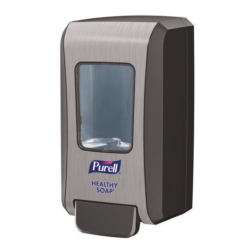 Fmx-20 Soap Push-style Dispenser, 2,000 Ml, 6.5 X 4.65 X 11.86, Graphite/chrome, 6/carton