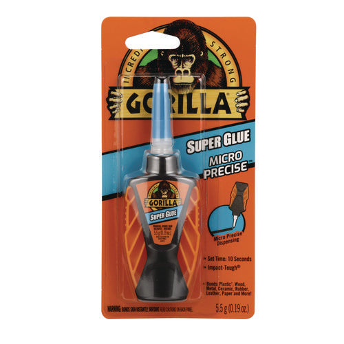 Super Glue Micro Precise, 0.18 Oz, Dries Clear