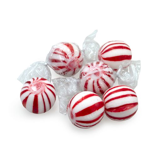 Jumbo Peppermint Balls, 0.32 Oz Individually Wrapped, 120/bag, 4 Bags/carton