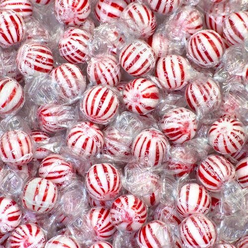 Jumbo Peppermint Balls, 0.32 Oz Individually Wrapped, 120/bag, 4 Bags/carton