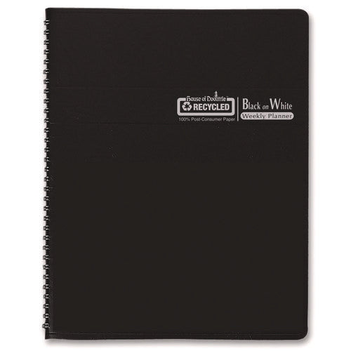 Black-on-white Photo Weekly Appointment Book, Landscape Photography, 11 X 8.5, Black Cover, 12-month (jan To Dec): 2025