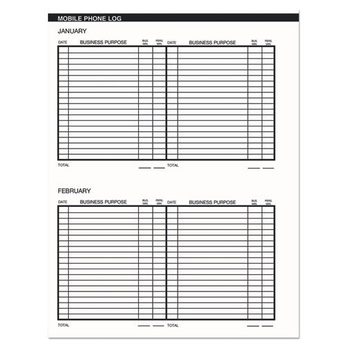 Recycled Two Year Monthly Planner With Expense Logs, 8.75 X 6.88, Black Cover, 24-month: Jan 2025 To Dec 2026