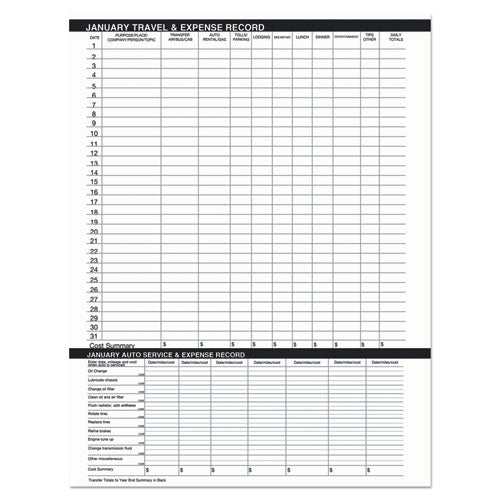 14-month Recycled Ruled Monthly Planner, 8.75 X 6.78, Black Cover, 14-month: Dec 2024 To Jan 2026