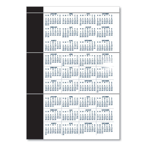 24/7 Recycled Daily Appointment Book/monthly Planner, 10 X 7, Black Cover, 12-month (jan To Dec): 2025