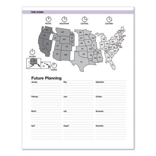 Recycled Wild Flower Weekly/monthly Planner, Wild Flowers Artwork, 9 X 7, Gray/white/purple Cover, 12-month (jan-dec): 2025