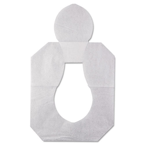 Health Gards Toilet Seat Covers, Half-fold, 14.25 X 16.5, White, 250/pack, 10 Boxes/carton