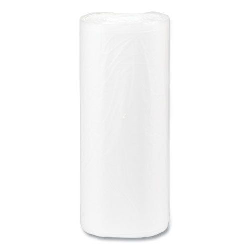 High-density Commercial Can Liners, 16 Gal, 8 Mic, 24" X 33", Natural, Interleaved Roll, 50 Bags/roll, 20 Rolls/carton