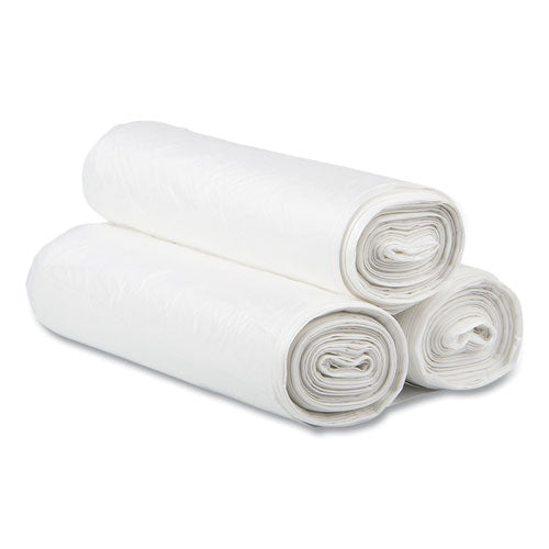 Low-density Commercial Can Liners, 16 Gal, 0.35 Mil, 24" X 33", Clear, Perforated Roll, 50 Bags/roll, 20 Rolls/carton