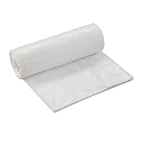 Low-density Commercial Can Liners, 30 Gal, 0.7 Mil, 30" X 36", White, Interleaved Roll, 25 Bags/roll, 8 Rolls/carton