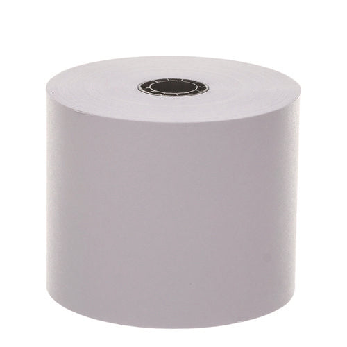 Impact Bond Paper Rolls, 2.25" X 150 Ft, White, 12/pack