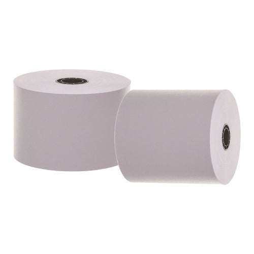 Impact Bond Paper Rolls, 2.25" X 150 Ft, White, 12/pack